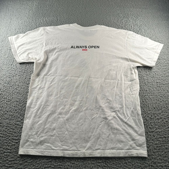 Supreme Gas Tee Shirt Mens L Iron Money Graphic Always Open Back Logo Streetwear - Picture 5 of 8